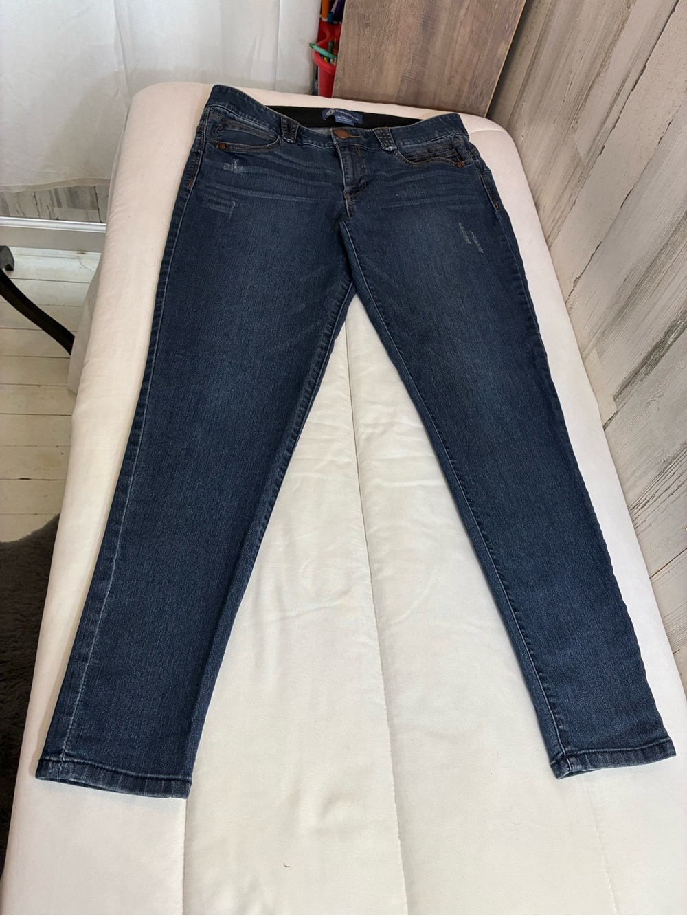 Democracy Dark Indigo Ab Sol Skinny Jeans Women’s Sz 10